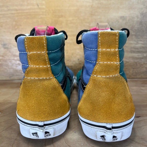 VANS Sk8 Hi Mix & Match SUEDE/Canvas Mens Size 8 Shoes Sneakers Multicolor - Picture 5 of 10